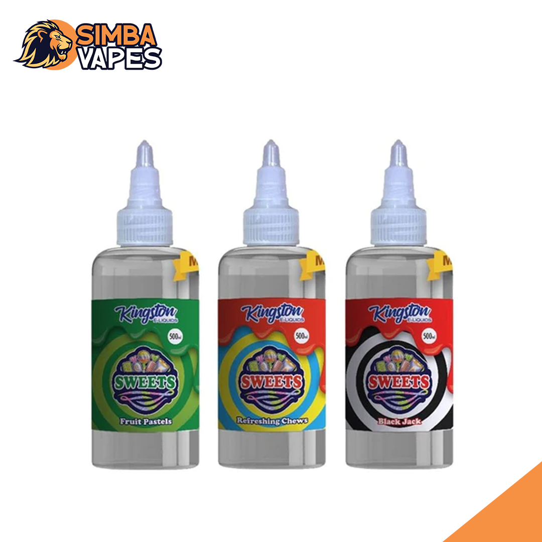 Kingston E-liquids Sweets 500ml Shortfill (Pack Of 10)