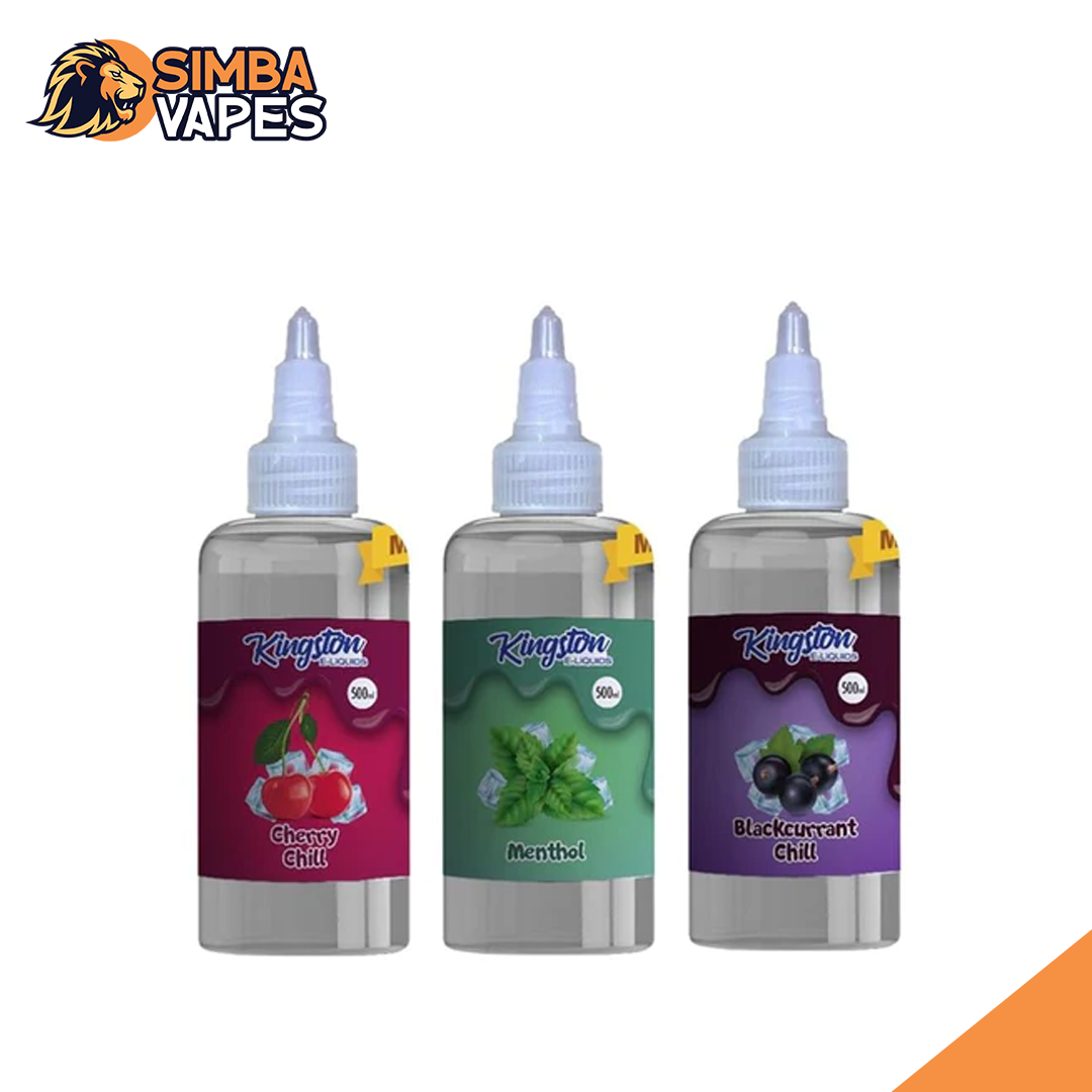 Kingston E-liquids Zingberry Range 500ml Shortfill (Pack Of 10)