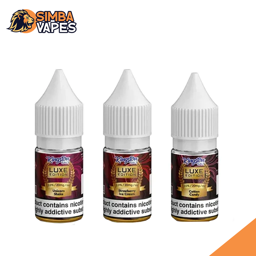 Kingston Salt Luxe Edition E-Liquids Nic Salt-10ml (Pack of 10)