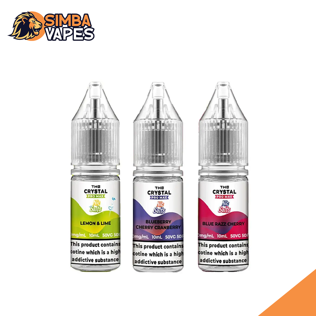 The Crystal Pro Max Vape Nic Salts 10ml - Box of 10