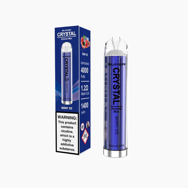 Super Crystal Xtreme Max 4000 Disposable Vape Pod