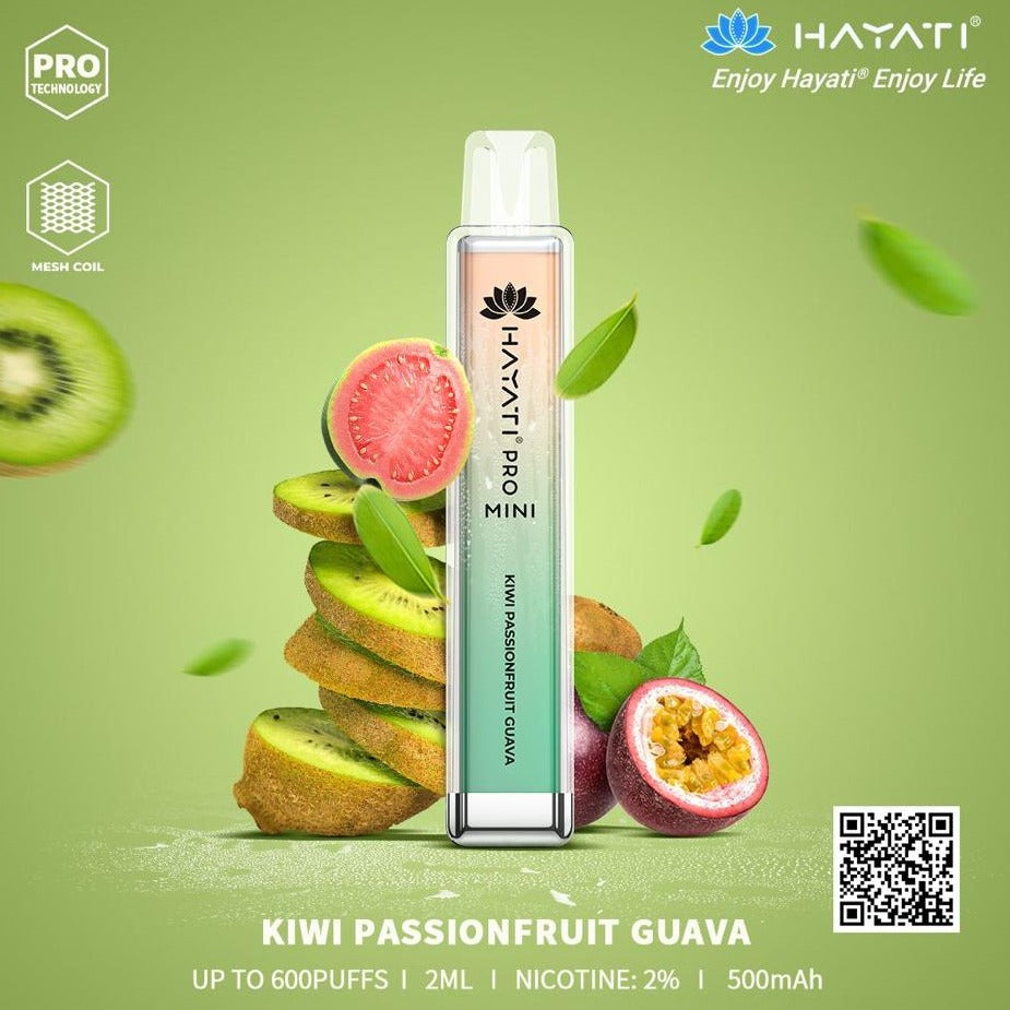 Hayati Pro Mini 600 Puffs Pack of 10