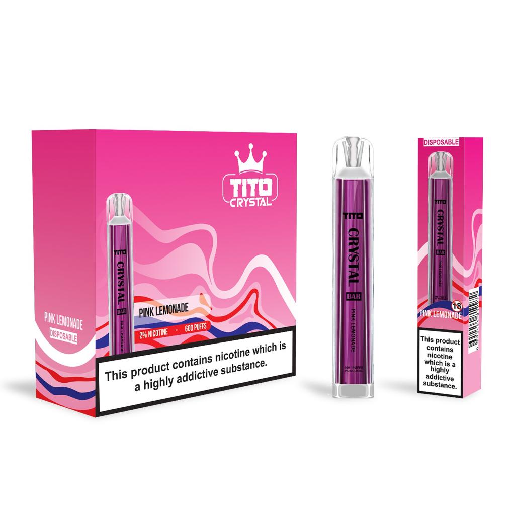 Tito Crystal Bar 600 Puffs Disposable Vape