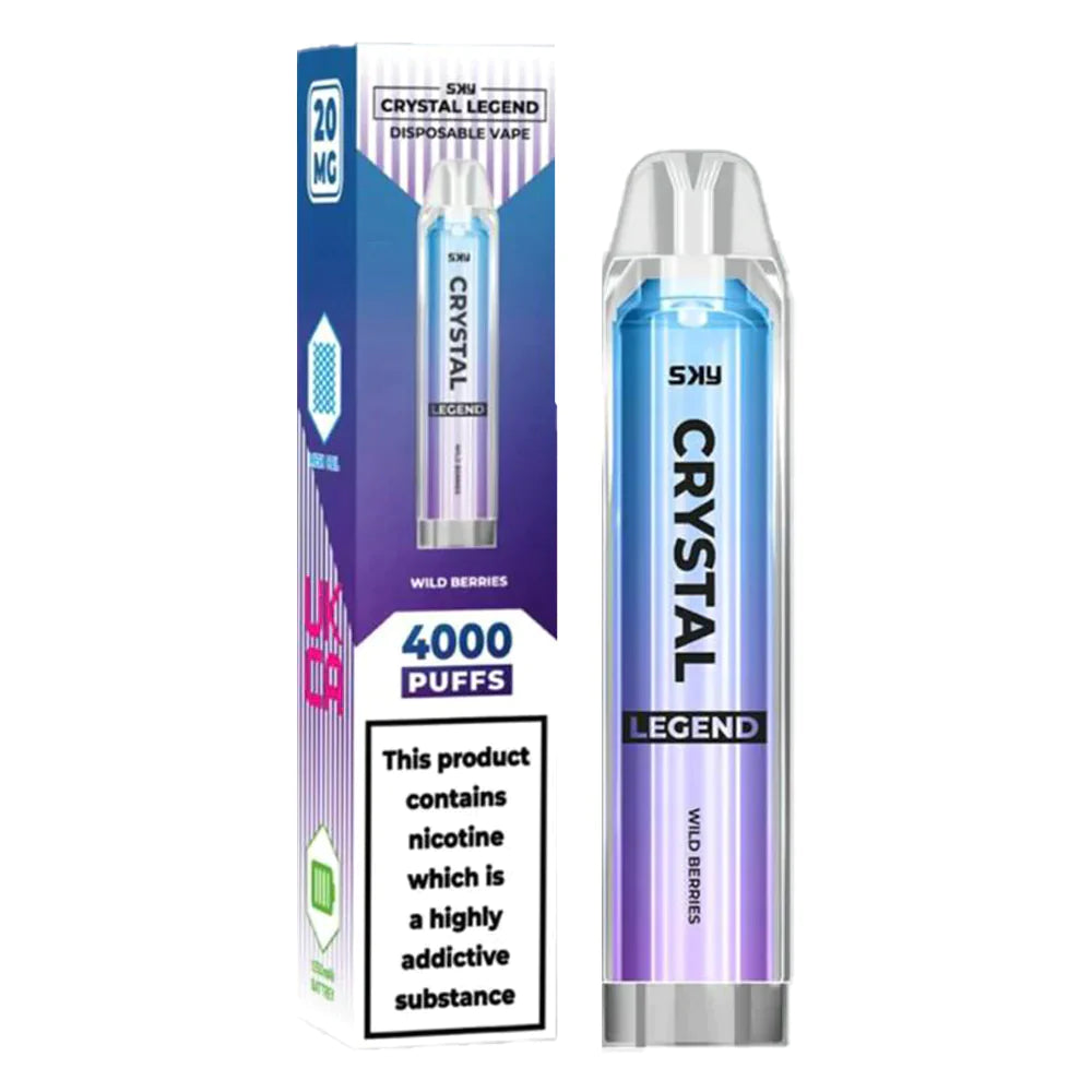 Crystal Legend 4000 Puffs Disposable Vape (Pack of 10)