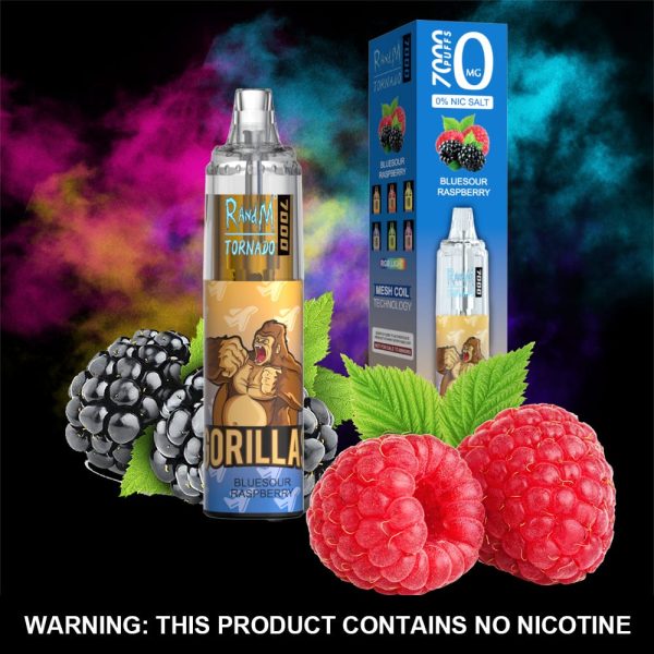 RAndM Tornado 7000 Puffs Disposable Vape - 0% Nicotine