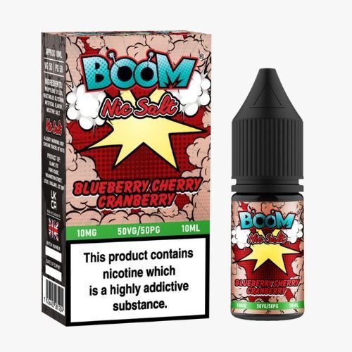 Boom Nic Salts 10ml E-liquids - Box of 10 - simbavapes