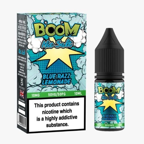 Boom Nic Salts 10ml E-liquids - Box of 10 - simbavapes