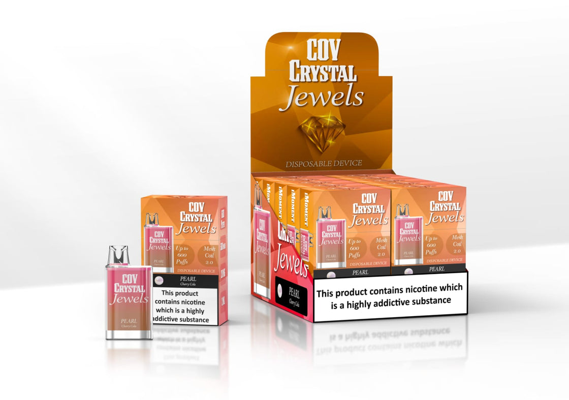 COV Crystal Jewels 600 Puff Disposable Vape Pod - 20mg - #Simbavapes#