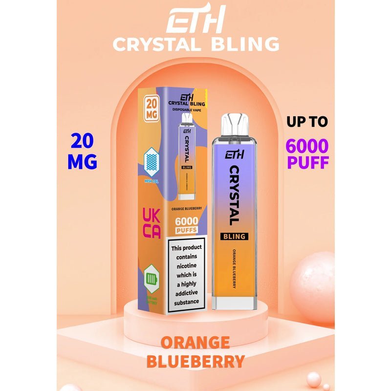 Crystal Bling 6000 Disposable Vape Pod Device - #Simbavapes#