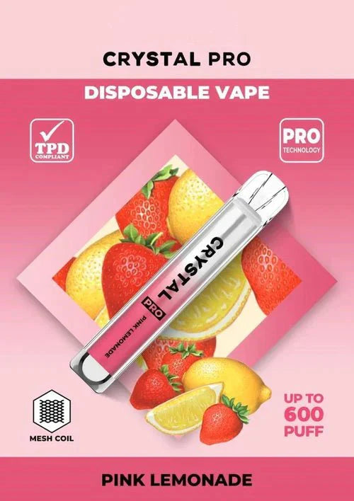 Crystal Pro Bar 600 Puffs Disposable Vape - simbavapes