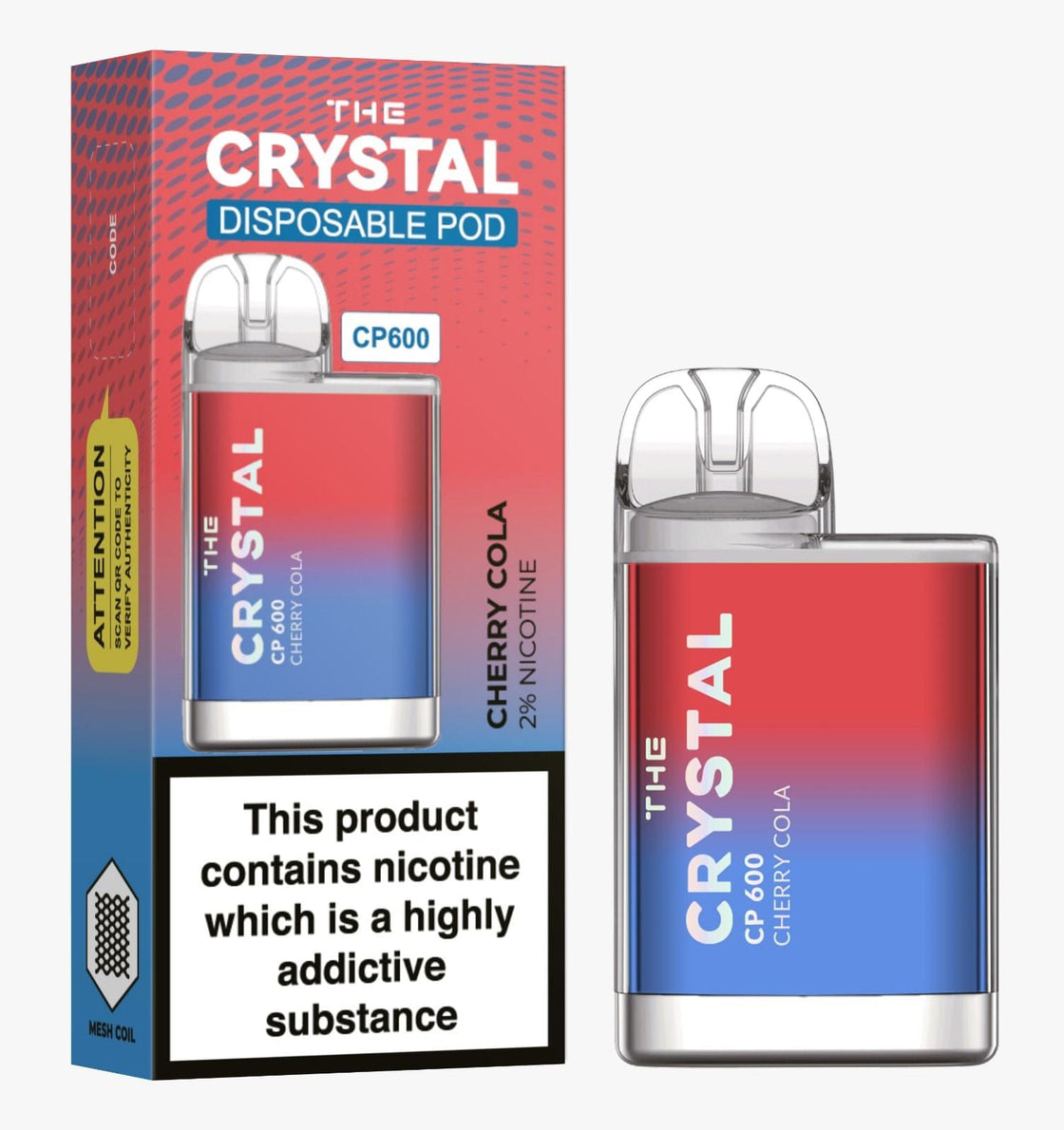 The Crystal CP600 Disposable Vape Puff Bar Mini Pod - #Simbavapes#